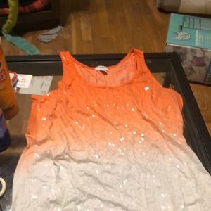Sequins ombré tank